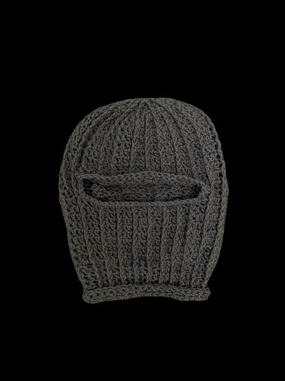 SKI MASK RIBBED BALACLAVA - KHAKI